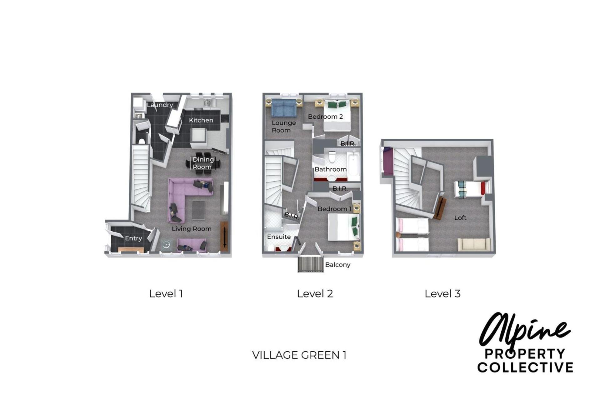 Village Green 2 Bedroom Loft Townhouse With Views Fireplace And Garage Parking スレッドボ エクステリア 写真